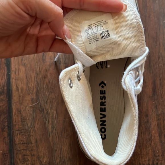 White platform converse - Picture 2 of 3